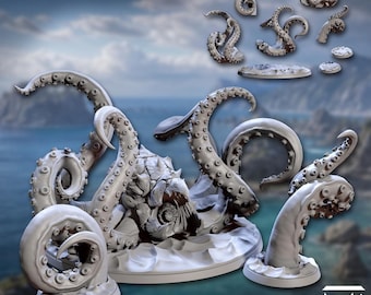 Deepmaw Kraken Epic Boss - Terror Squid - Artisan Guild - Dungeons and Dragons