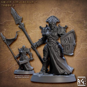 Golem Warforged E ALTERNATE - Fighter - Artisan Guild - Dungeons and Dragons