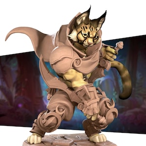 Tabaxi - Rogue / Fighter - Bite the Bullet - Dungeons and Dragons