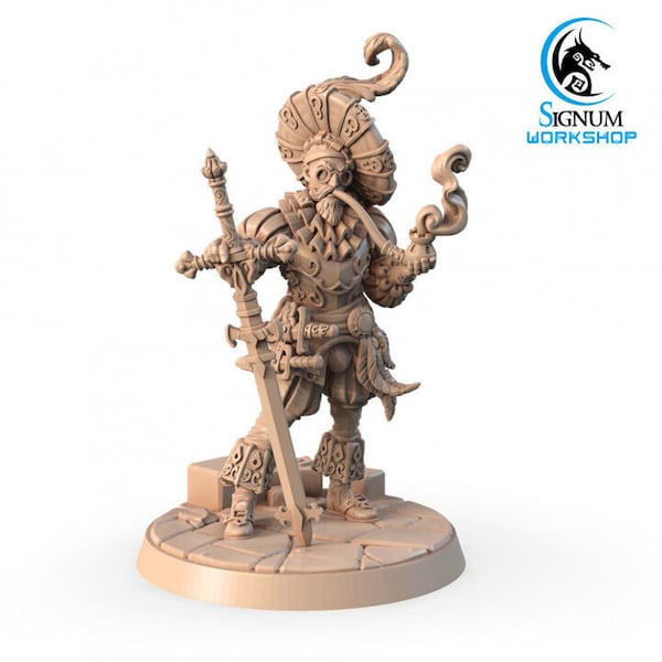 Baron Korff - Warrior - Signum Games - Fantasy Dungeons and Dragons Mini