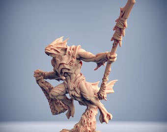 Merfolk Koa-Toa - Sahuagin Warriors - Modular Weapons - Artisan Guild - D&D 32mm
