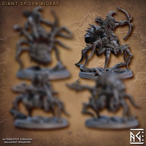 Goblin B - Spider Rider - Archer - Artisan Guild - Dungeons and Dragons
