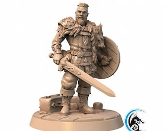 Harald Ragnar Viking Norse - Signum Games - Fantasy Dungeons and Dragons Mini
