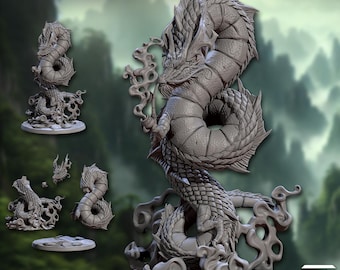 Epic Elder Eastern Spiritual Dragon Boss - Artisan Guild - Dungeons and Dragons