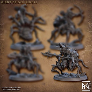 Goblin A - Spider Rider - Glave - Artisan Guild - Dungeons and Dragons