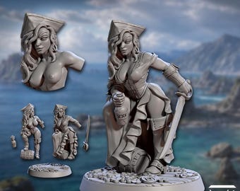 Arabella Crowe Pirate Wench Pinup NSFW -  Artisan Guild - Dungeons & Dragons