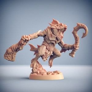 Jurakin Murloc Kua-toa Fisch Artisan Gilde Fantasy Dungeons and Dragons Miniature