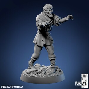 Zombie Undead Individual 7 - Pure Evil - Dungeons and Dragons 32 mm Fantasy D&D