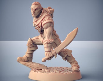 28mm Human Thief D&D Onmioji 28mm Human Thief D&D Onmioji