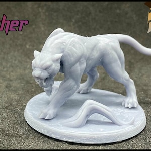 Panther - Animal Wild - Artisan Guild - Dungeons & Dragons Miniature Tabletop