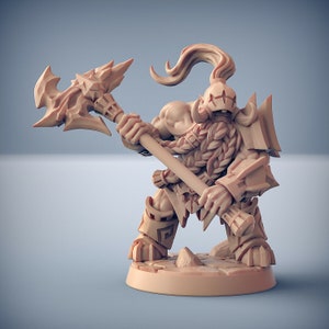 Dwarf Barbarian Reaver  - Artisan Guild Fantasy Dungeons and Dragons Miniature