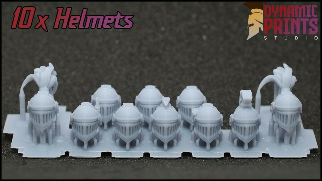 10x Lancelot Class Helmets - Marine Bits War Gaming Sci-fi Custom - Etsy
