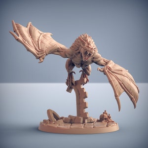 Direbat Bloodfiend C - No Rider - Artisan Guild Fantasy Dungeons & Dragons Mini