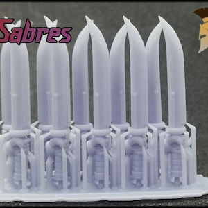 10x Power Sword Sabres - Marine bits War gaming Sci-Fi Custom