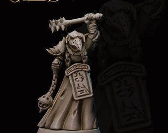 Kultist Prediger - Kämpfer - Galaad Miniaturen - Fantasy Dungeons and Dragons