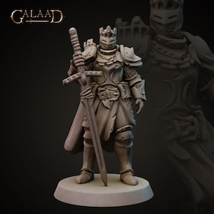 King Knight C - Galaad Miniatures - Dungeons and Dragons