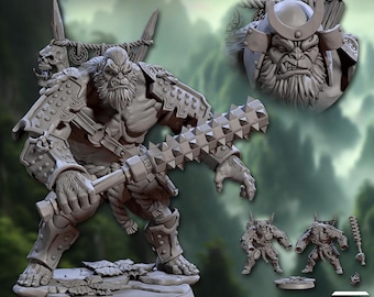 Ape Shrine Guardian Vanara Kanabo Warrior - Artisan Guild - Dungeons and Dragons