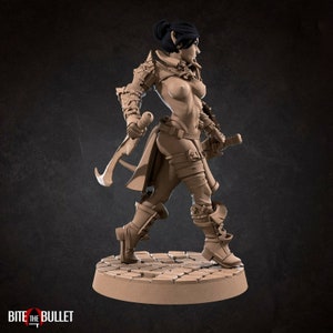 Lilith NSFW Pinup Rogue Assassin Bite the Bullet Fantasy D&D Miniature