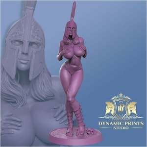 Sophie the Spartan - Pinup - NSFW - Dynamic Prints Exclusive 40mm Miniature D&D
