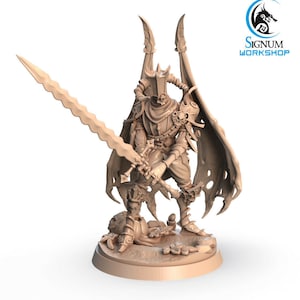 Vampire Devil Demon Warrior 1 - Signum Games - Fantasy Dungeons and Dragons Mini