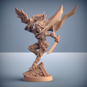 Héroe cazador ladrón pícaro - Miniatura de fantasía de Dungeons and Dragons de Artisan Guild