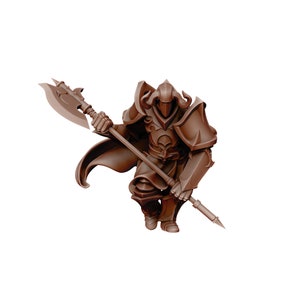 Axe Knight - Fantasy Miniature D&D - Manuel Boria