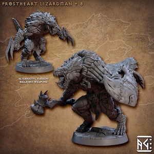 Lizardman B - Fighter / Paladin - Artisan Guild - Dungeons and Dragons