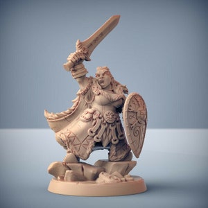 Gerda Dwarf - Fighter - Artisan Guild Fantasy Dungeon and Dragons Miniature