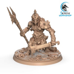 Large Orc Spearman Marauder - Signum Games - Fantasy Dungeons and Dragons