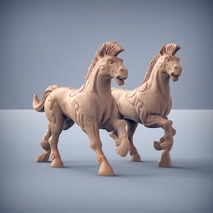Chariot B Horses Only - Artisan Guild Fantasy Dungeons & Dragons Mini