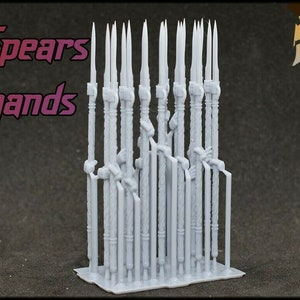 21x Spartan Spears - Marine bits War gaming Sci-Fi Custom