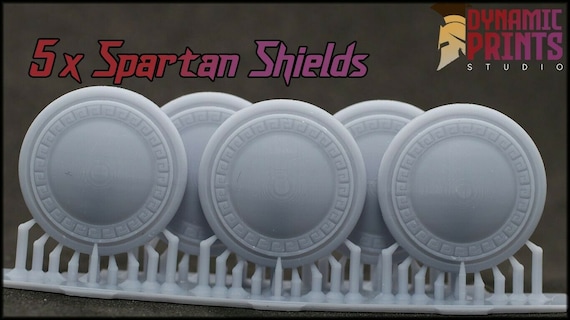 5x Spartan Shields - Marine bits War gaming Sci-Fi Custom 32mm