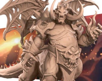 Pit Lord Epic Boss - Giant Demon - Bite the Bullet - Dungeons and Dragons 35mm