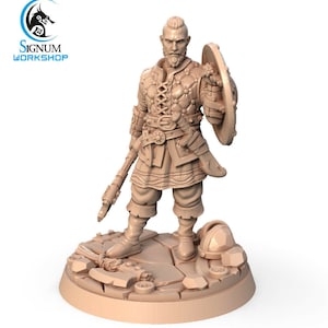 Bjorn Lothbrok Vikingo Nórdico - Signum Games - Miniatura de fantasía de mazmorras y dragones