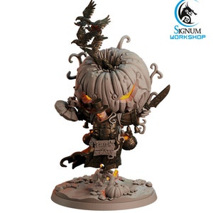 Pumpkin Scarecrow Ravens - Signum Games - Fantasy Dungeons and Dragons Mini