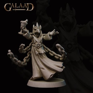 Cultist Mage / Wizard - Galaad Miniatures - Fantasy Dungeons and Dragons