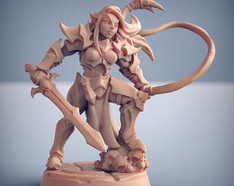 Ash Elf Inquisitor Drow Priests - Modular Weapons - Artisan Guild - D&D 32mm