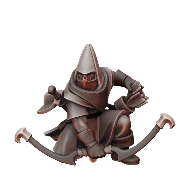 Cultists Ranger Cultist Ranger - Hooded Archer Rogue Bow - Manuel Boria - Dungeons and ...
