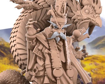 Elder Gnome Summoner Dragon Wyvern  - Bite the Bullet - Dungeons and Dragons