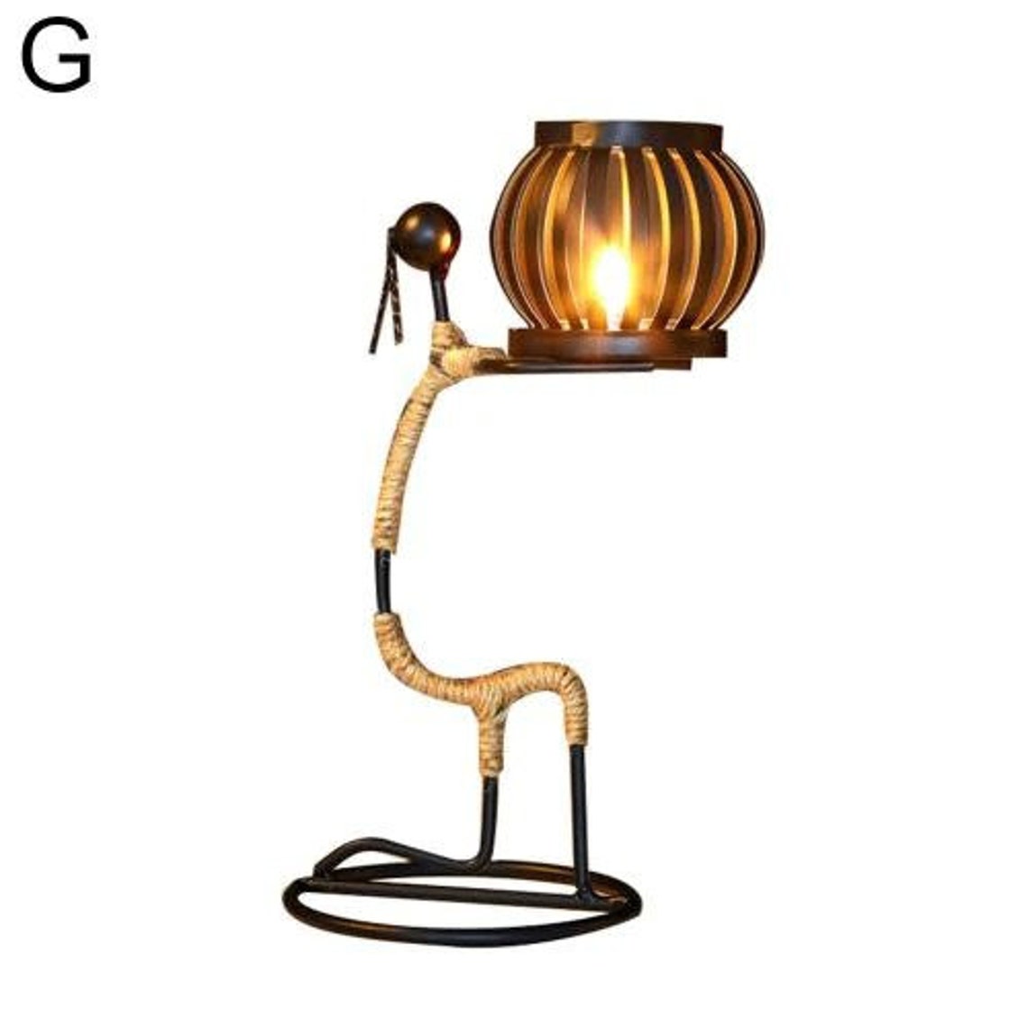 Neue 1pc kreative schöne nordische Kerze abstrakte Eisen | Etsy