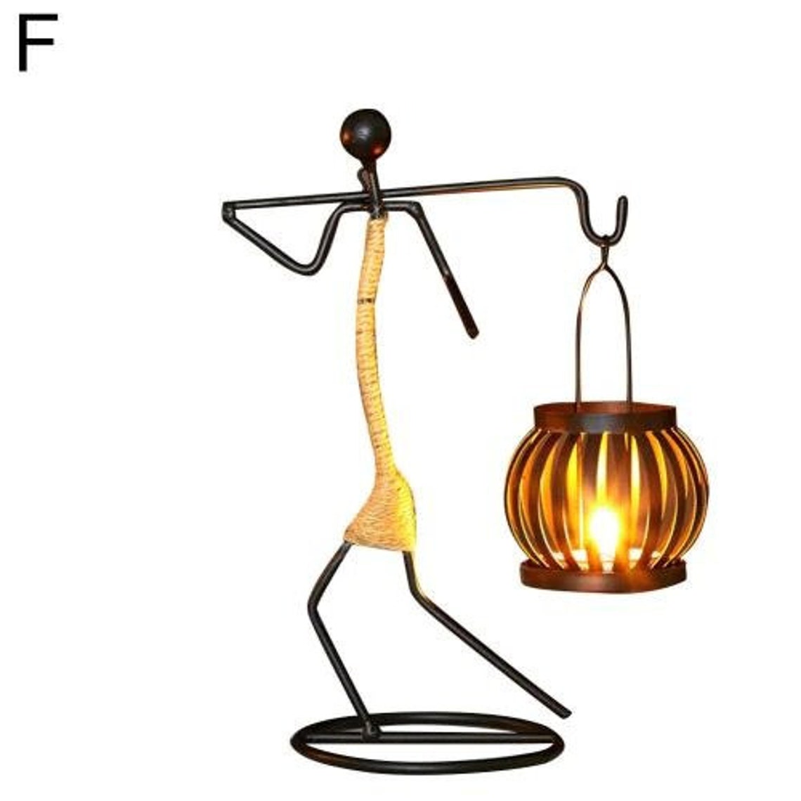 Neue 1pc kreative schöne nordische Kerze abstrakte Eisen | Etsy