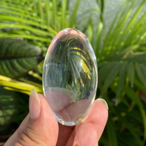 Natural Clear Quartz Egg- Gemstone Egg- Clear Quartz Crystal- Crystal Egg- Healing Crystals- Carved Egg