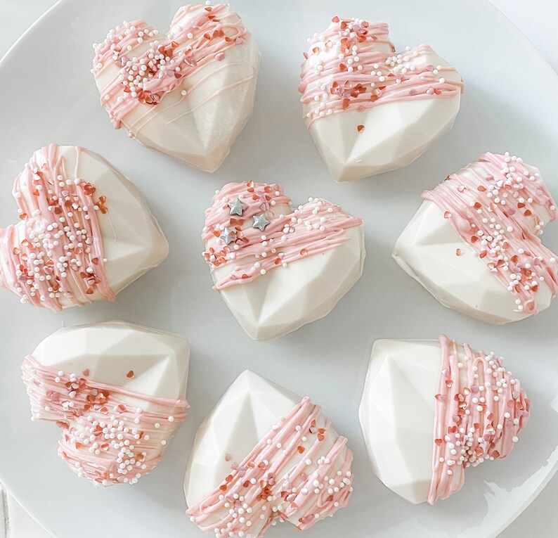 Candy Filled Breakable Chocolate Smash Heart Valentines Etsy