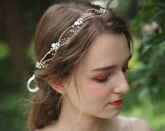 Women Hair Accessories Laurel Leaf Branch Headband Crown Leaves Hair Band DOJHJH 