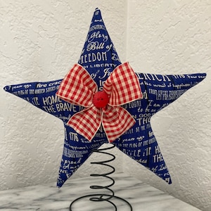 Primitive Americana Star/Patriotic Star/Farmhouse Star/Americana Star/Primitive Patriotic Star/Patriotic Decor/Star Decor/July 4th/Handmade/