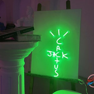 CACTUS JACK Neon Signs,Party Decor Light Signs,Event Lights,Birthday Gifts,Custom Neon,Wedding Neon Signs,Personalized Lights,Neon Cactus