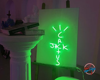 CACTUS JACK Neon Signs,Party Decor Light Signs,Event Lights,Birthday Gifts,Custom Neon Signs,Wedding Neon Signs,Personalized Lights