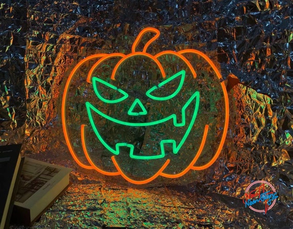 Halloween Pumpkin Neon Sign,Candy Halloween Lights,LED Bat Lights,All Saints&#39;Day Decor,mothers day ,HALLOW Neon Sign,Ghost Neon Signs