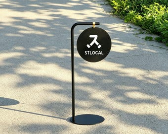 Personalized Metal Sandwich Board A-Frame Stand, Outdoor Waterproof Sidewalk Sign, Custom Logo Display Board for Coffee Shop