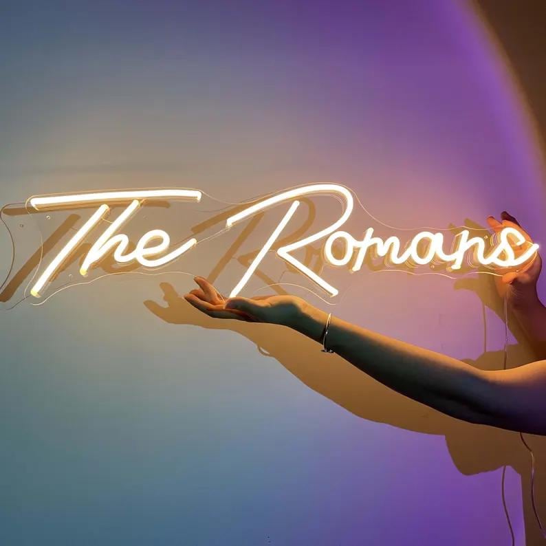 Custom Neon Sign Personalized - Wedding Name Neon Light, Home Bar Decor, LED Wall Art - Birthday Gift Anniversary-Fast Shipping & Free Proof image 6